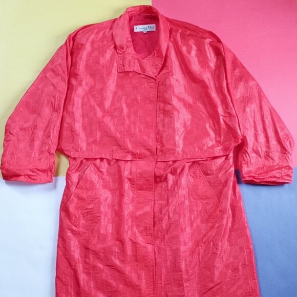 Christian Dior Manteaux Windbreaker Trench Coat Button UP - Picture 5 of 11